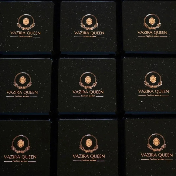 VQ Copper Stud Earrings - Picture 6 of 6